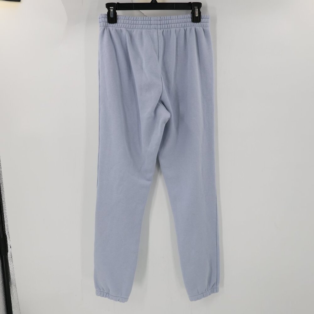 SKIMS Sweatpants womens small Boyfriend Fleece Baggy Zen Blue drawstring pockets - Picture 3 of 11